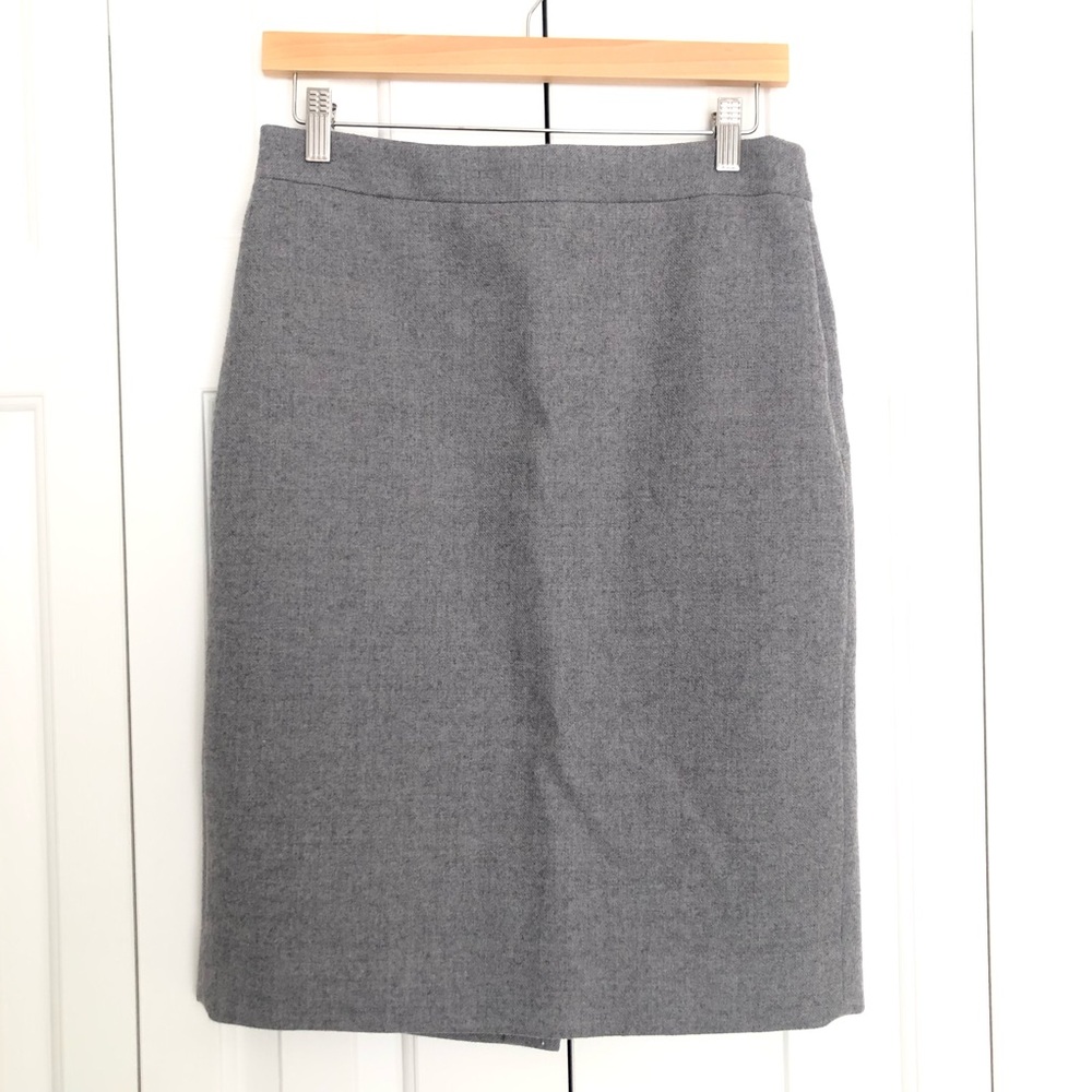 J. Crew 100% Wool No. 2 Pencil Skirt